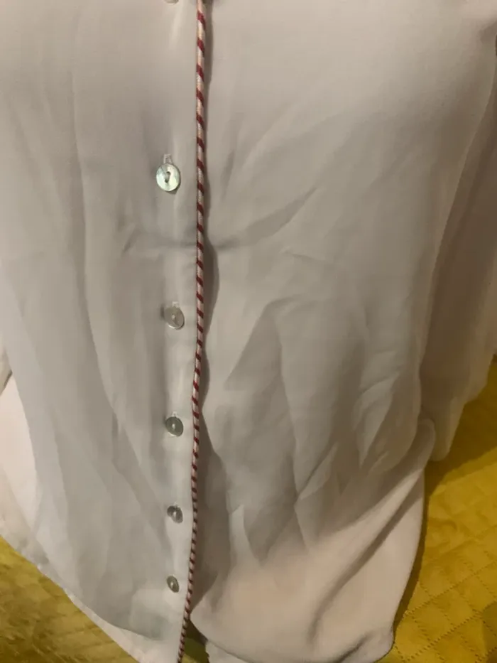 Chemisier maison123 blanche taille 36 Taille S manches longues - photo numéro 3