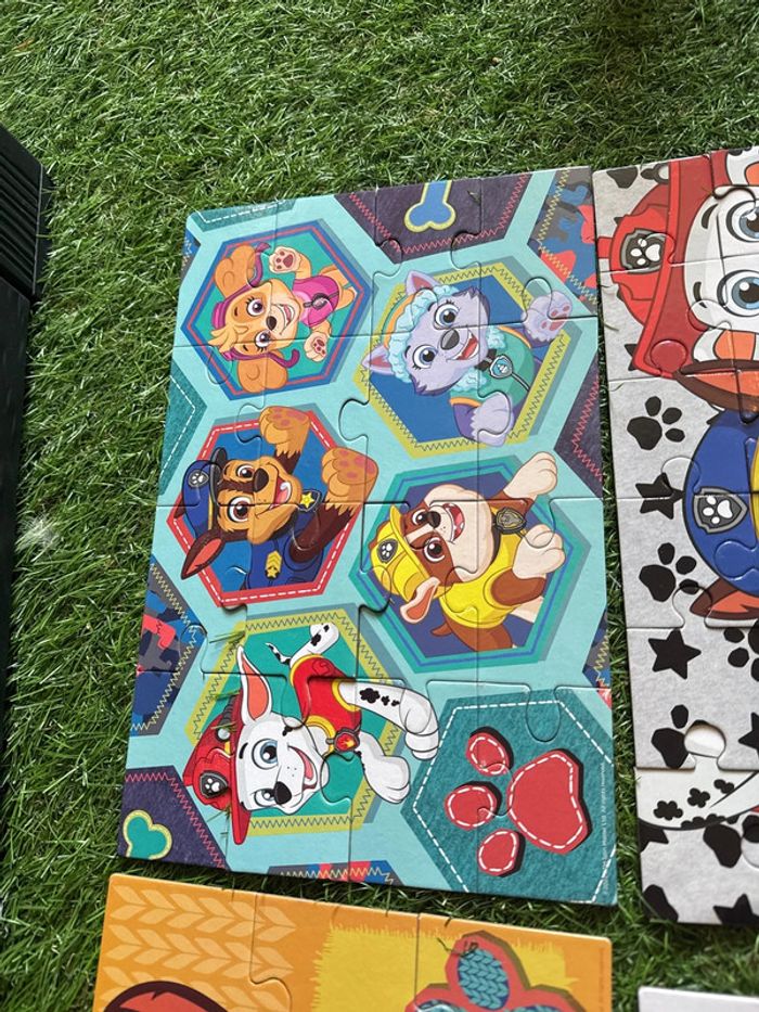 4 puzzles évolutifs pat patrouille à partir de 3ans - photo numéro 3