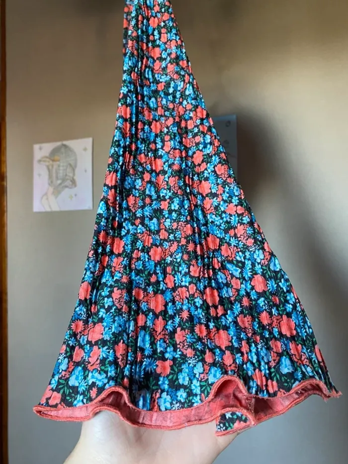Haut cache cœur noir à fleurs, Pimkie, taille XS - photo numéro 2