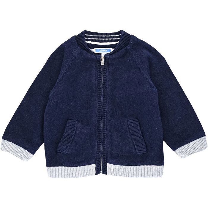Cardigan 12 mois en coton et laine Jacadi