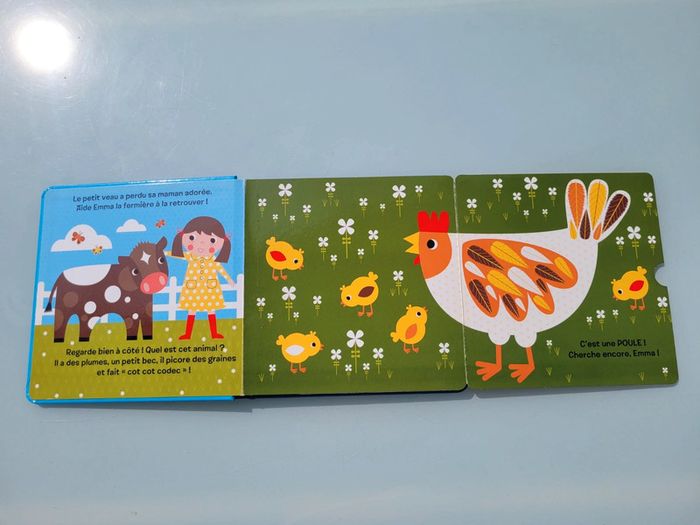 Livre animé 🐤 La Ferme 🐄 Des volets à soulever et des devinettes (72) - photo numéro 4