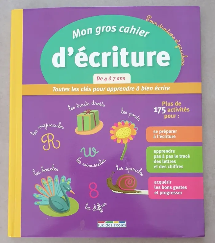 Mon gros cahier d'écriture