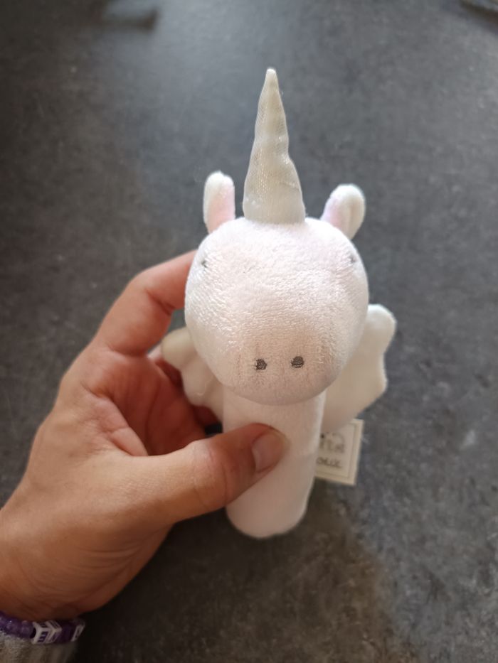 Hochet licorne Mes petits cailloux