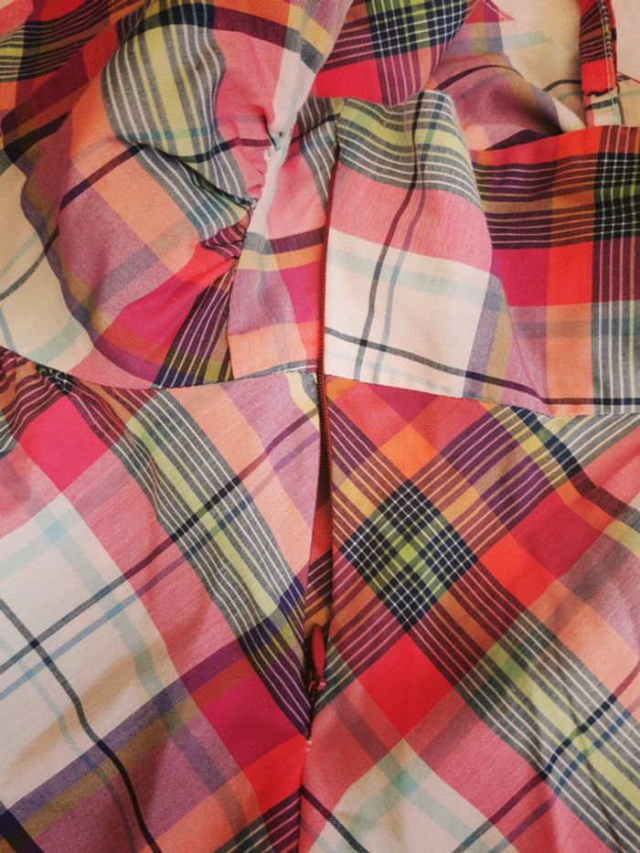 Débardeur Promod à carreaux taille 38 - photo numéro 4