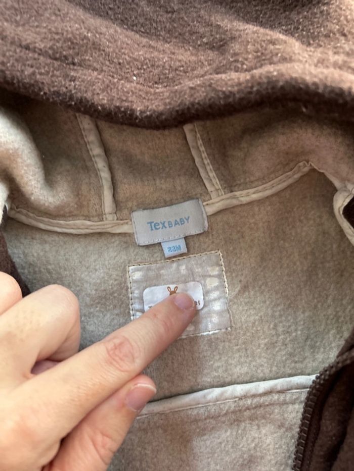 Duffle Coat bébé - 12 mois - Tex baby - photo numéro 2