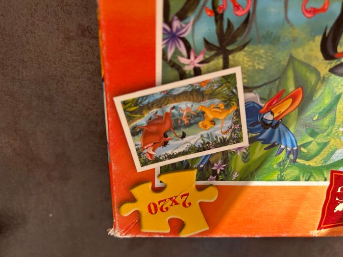 Deux puzzles de 20 pièces Ravensburger