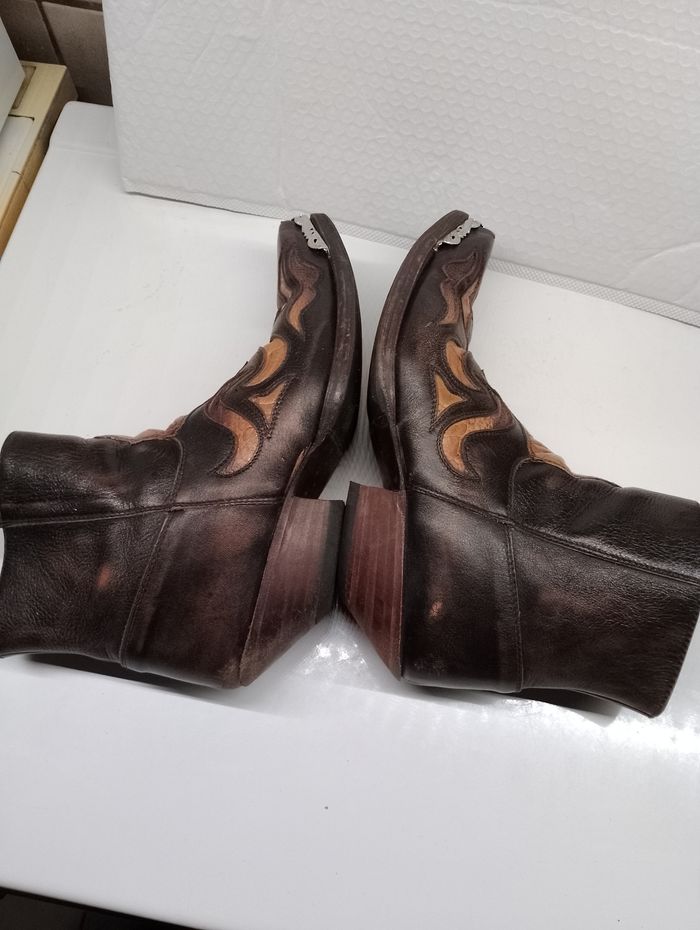 Santiags homme cuir - photo numéro 4