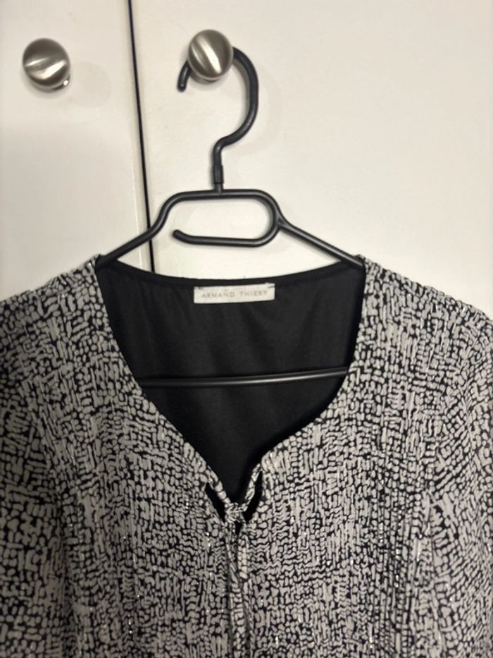 🌺blouse Armand Thiery détails feuille argent🌺 - photo numéro 2