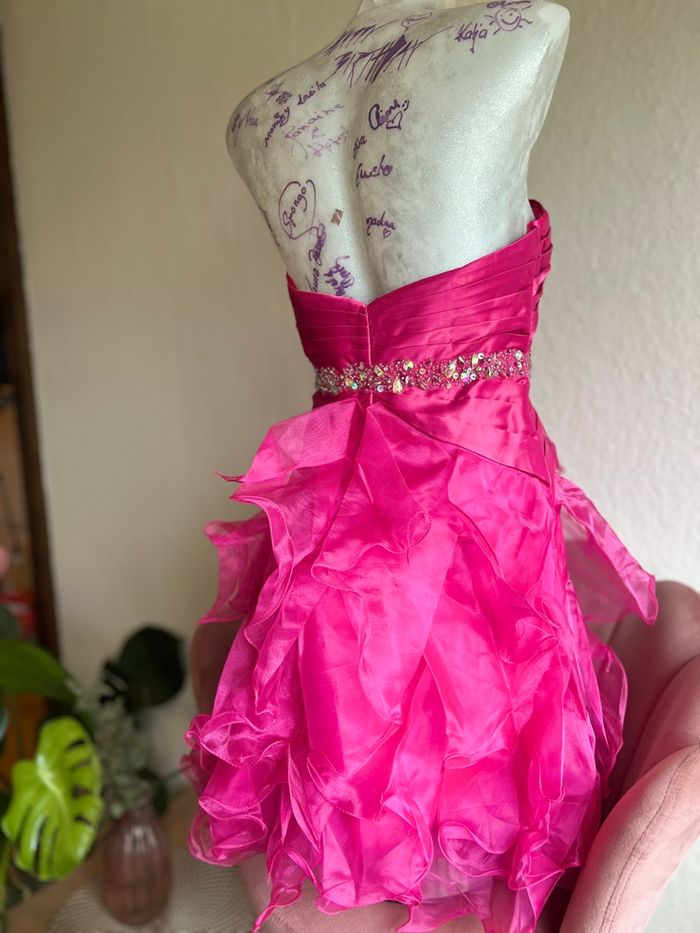 💗 Robe bustier courte fuchsia – Taille 38 – Neuve avec étiquette 💗 - photo numéro 8