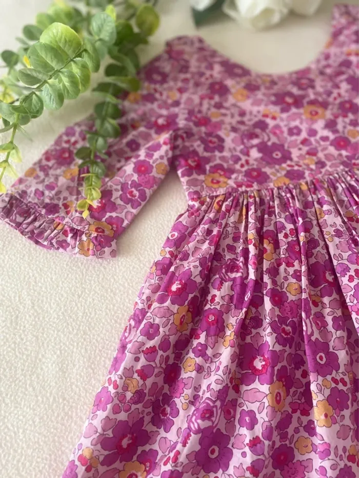 🌸 Robe Liberty Betsy Topaze – Édition exclusive USA – Taille 4 ans 🌸 - photo numéro 3
