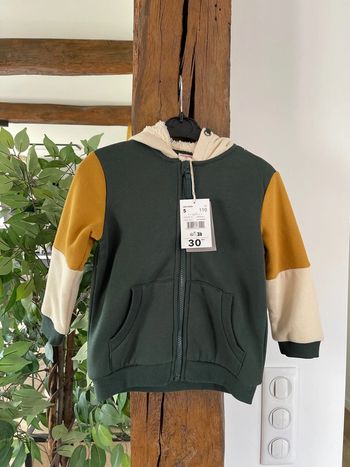 Veste chaude doublée douce intérieur DPAM 5 ans neuve