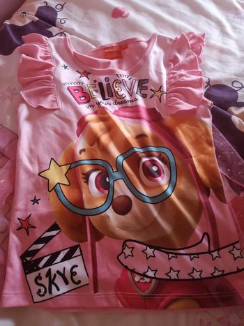 T shirt manches longues courtes pat patrouille