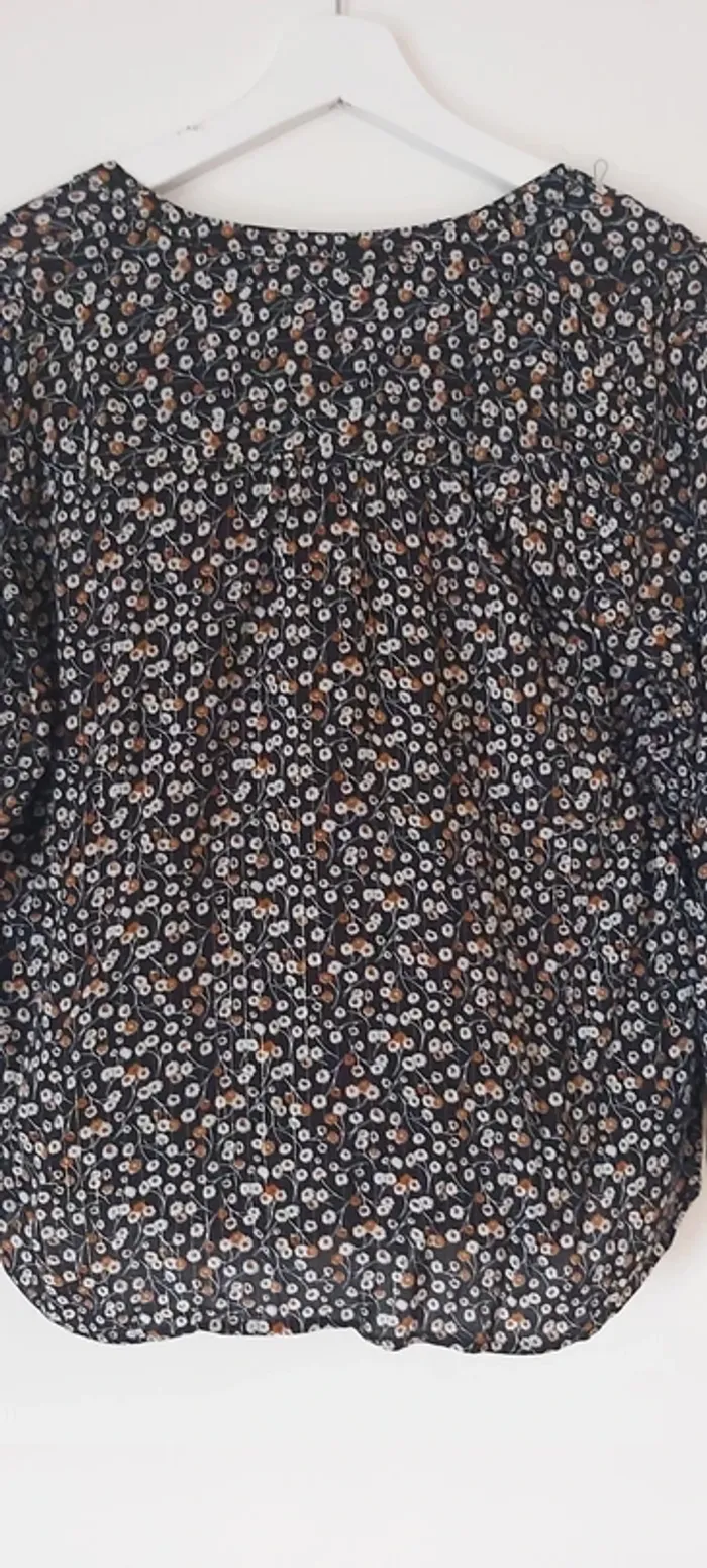 Chemise manches 3/4 bas nouée Grain de Malice XL - photo numéro 4