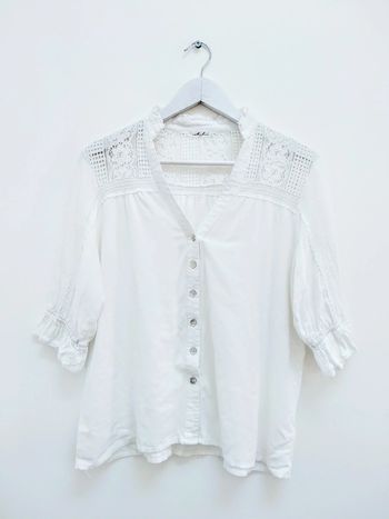 Blouse romantique Mihos en lin t 38 40