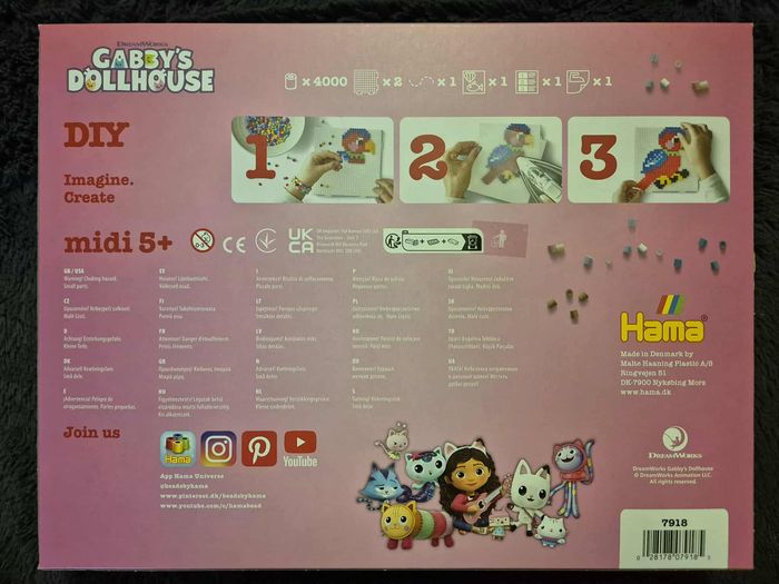 Gabby's Dollhouse - Hama 7918 – Coffret cadeau de perles à repasser avec environ 4000 - photo numéro 2