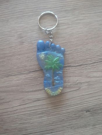 Porte clef pied
