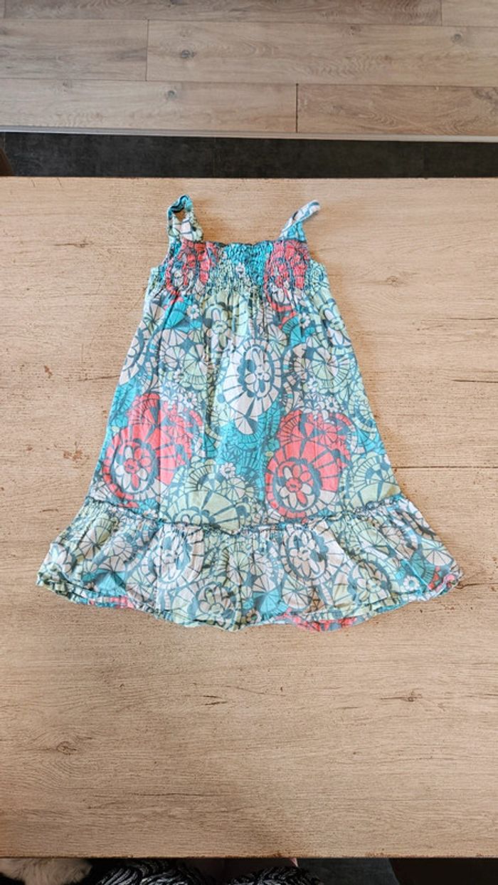 Robe courte à bretelles turquoise à flerus, Mexx, 6 ans, nickel - photo numéro 2