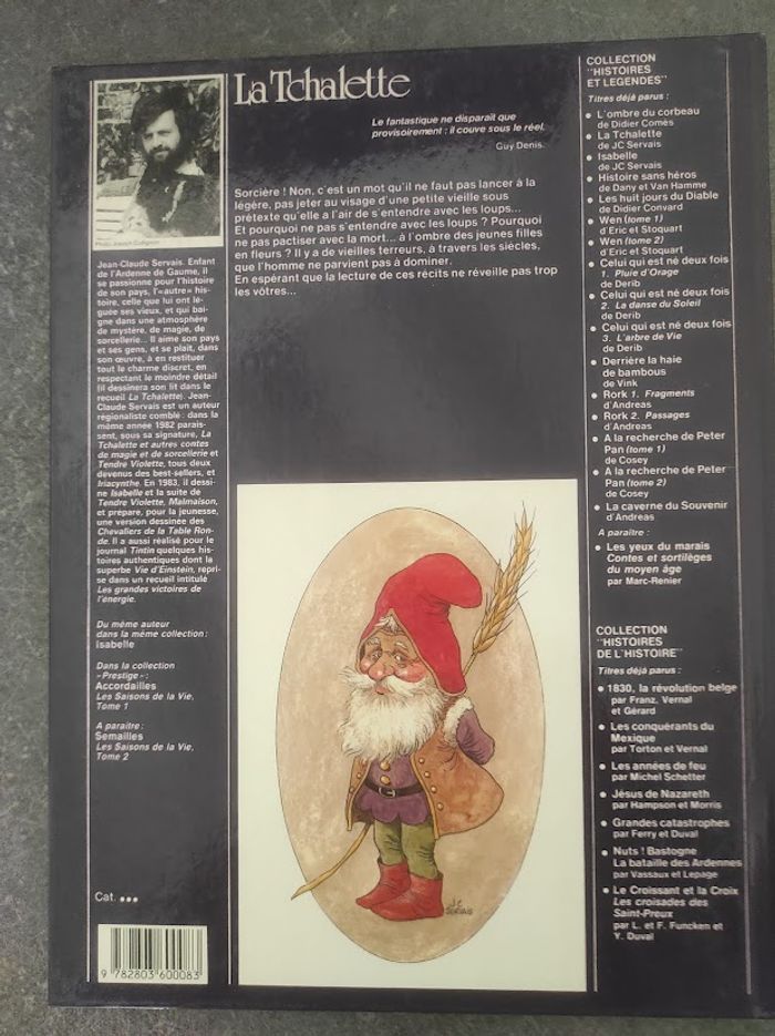 La Tchalette et autres contes de magie et de sorcellerie J.C. Servais Lombard 1982 - photo numéro 3