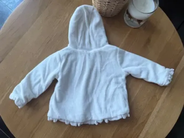 Gilet chaud doux à capuche fille 3 mois - photo numéro 12