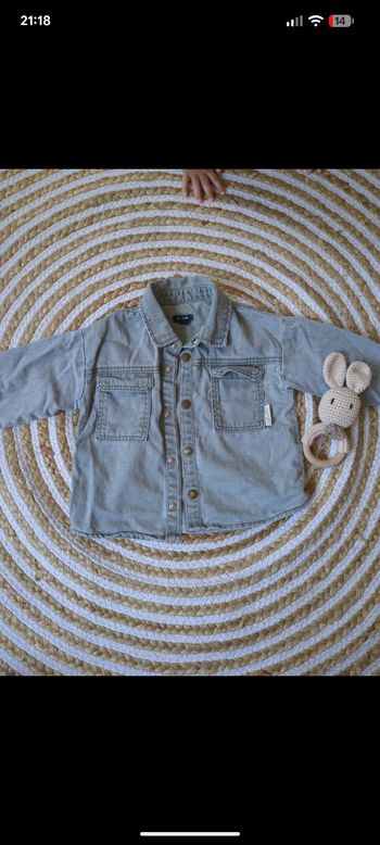 Veste en jean 12 mois