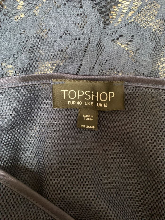 Haut transparent Topshop Taille 40 - photo numéro 3