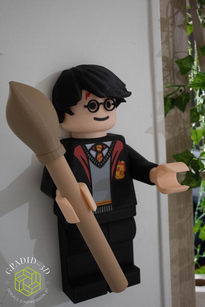 Dévidoir de papier toilette ou simple décoration murale dans un style Lego - photo numéro 2