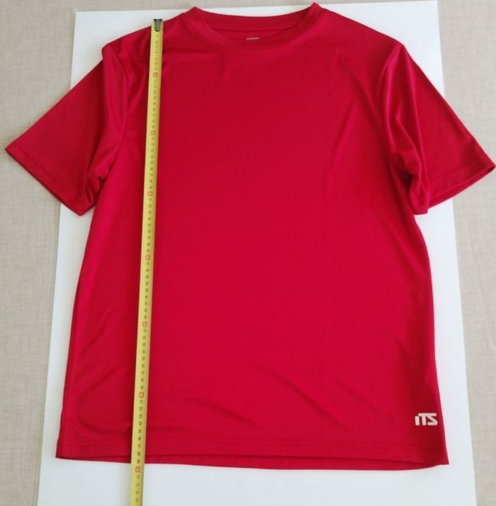 Tee-shirt rouge ITS taille L - photo numéro 8