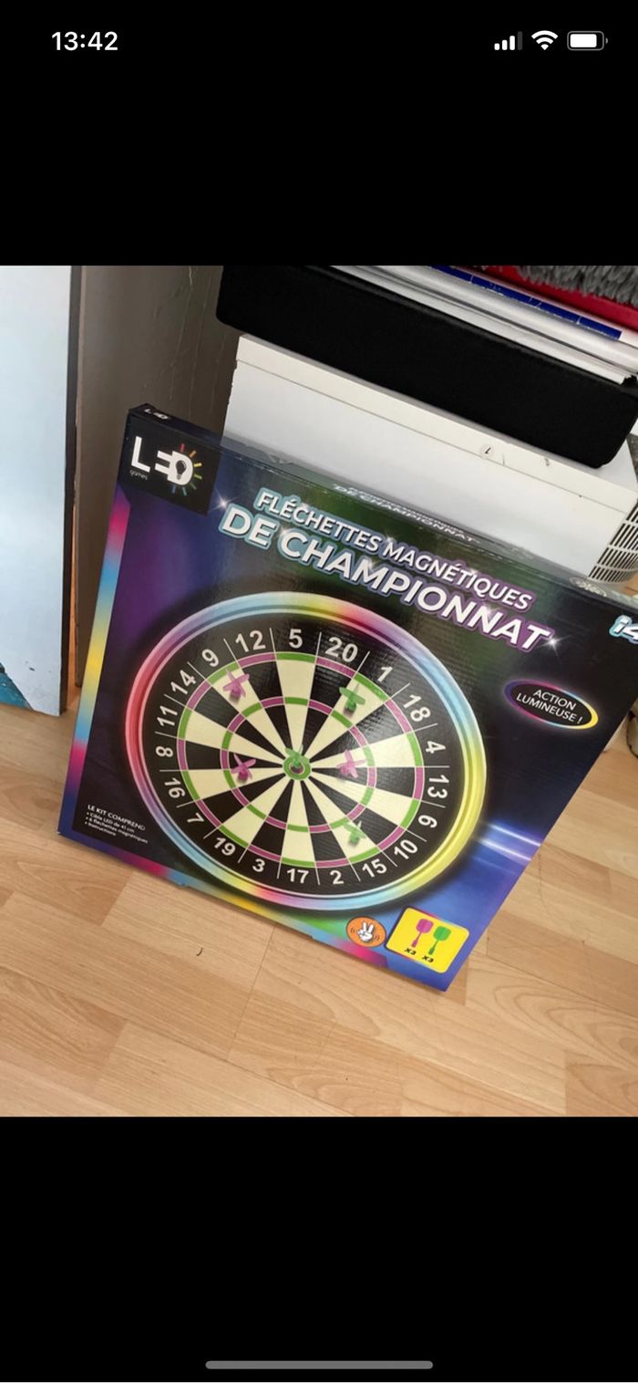 Jeux de fléchettes magnétiques à LED