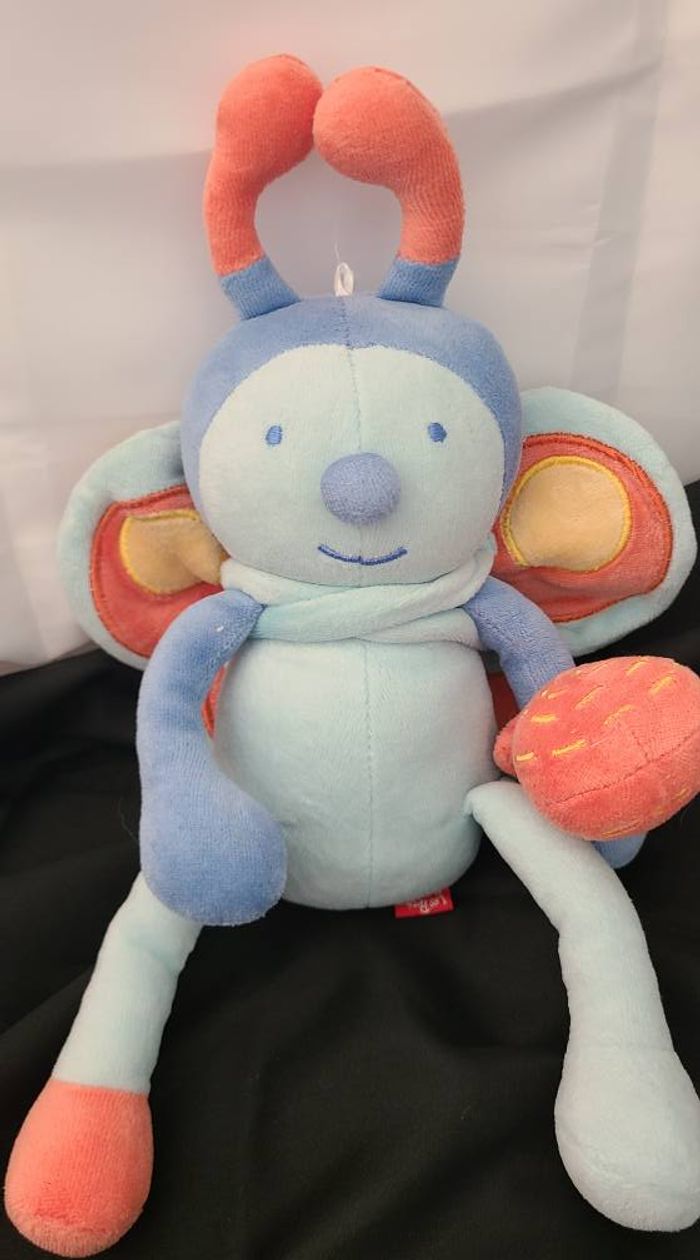 DOUDOU PAPILLON PELUCHE LES PETITES BEBETTES