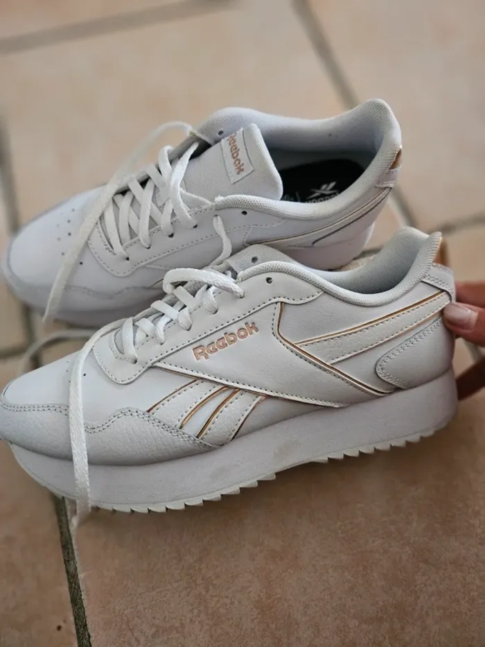 Baskets femme Reebok blanches - photo numéro 6
