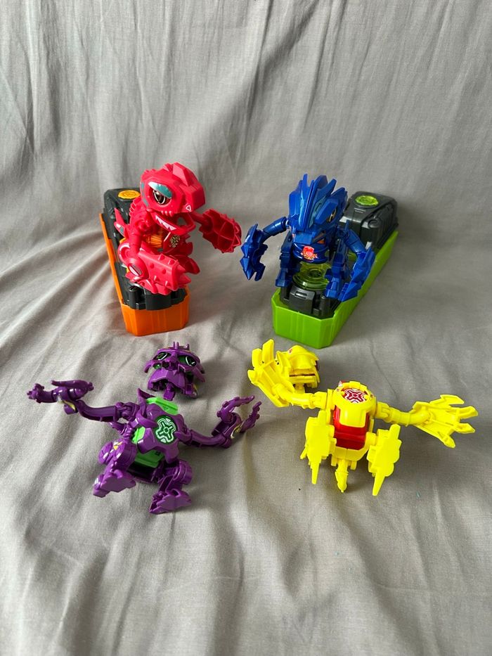 Lot Biopod Kombat 4 figurines