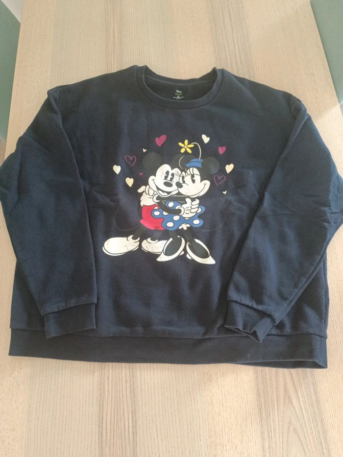Pull sweat Mickey et Minnie Kiabi XL