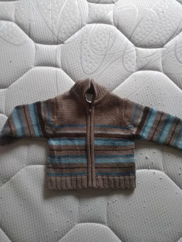 Lot de 2 Gilets Garçon 6 Mois