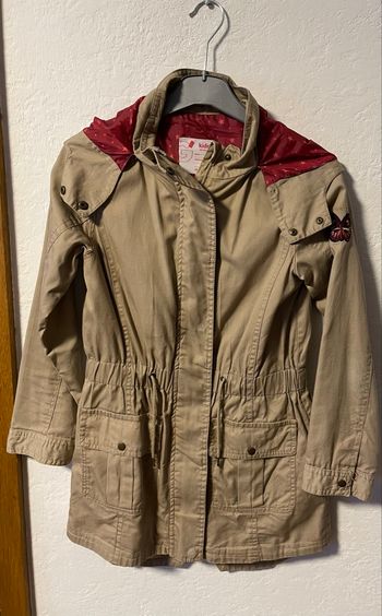 Trench à capuche 12 ans