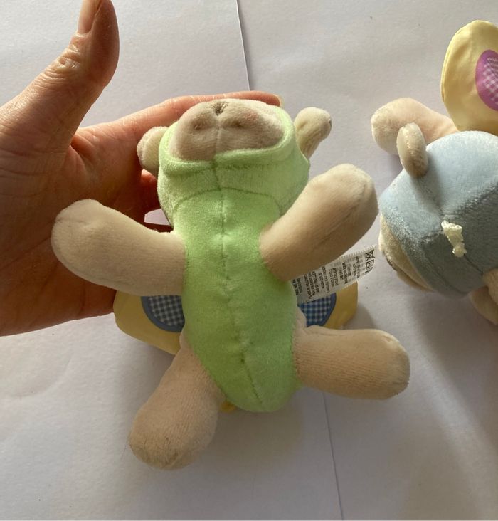 Lot 3 peluches lucioles - photo numéro 4