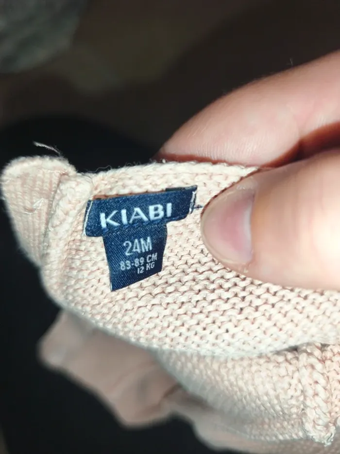 Petit pull en laine marque Kiabi taille 24 mois - photo numéro 3