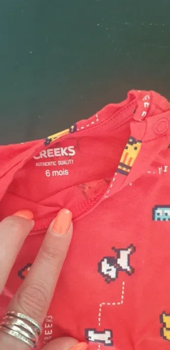 Tee shirt Creeks manches courtes 6 mois