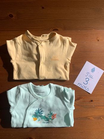 Lot de 2 pyjamas légers