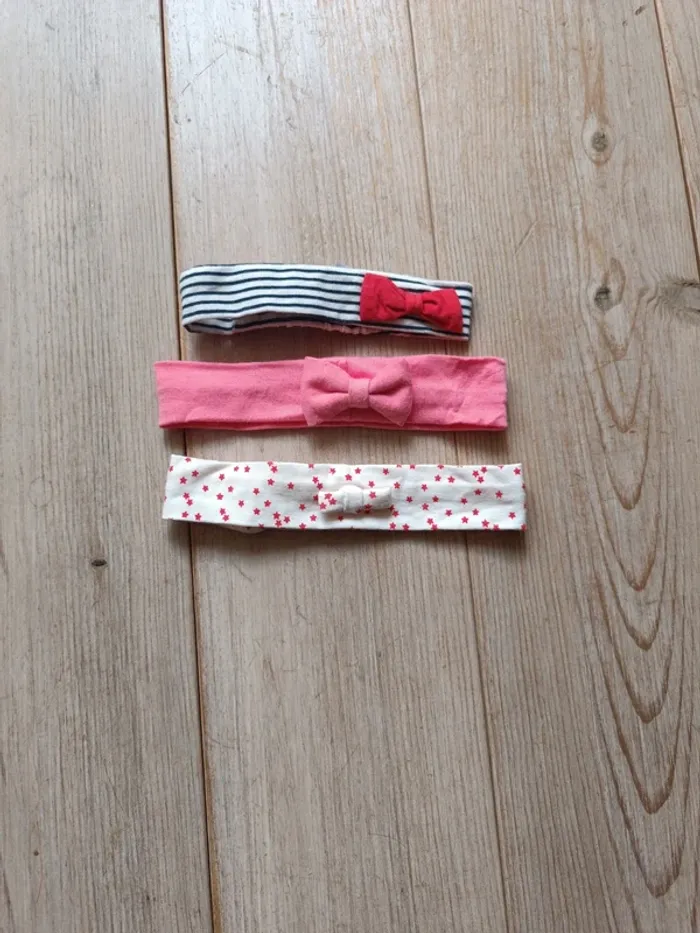 Lot de 3 bandeaux bébé