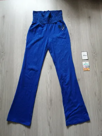 Pantalon pattes d'eph de sport bleu électrique / athl sport girl / (12 ans)
