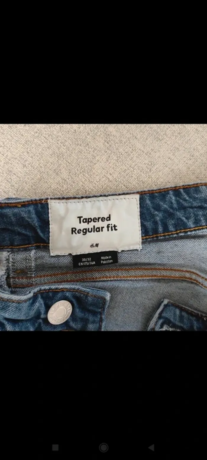 H&M jeans homme 30/32 regular fit très bon état - photo numéro 4