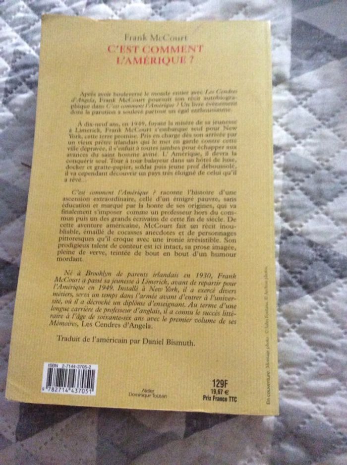 #c’est comment l’Amérique Frank McCourt - photo numéro 3