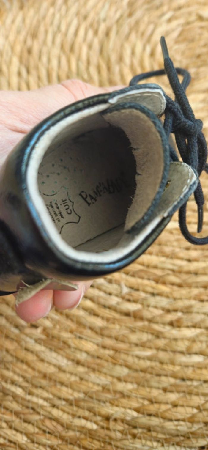 Paire de chaussure en cuir de marche bébé taille 18 - photo numéro 6