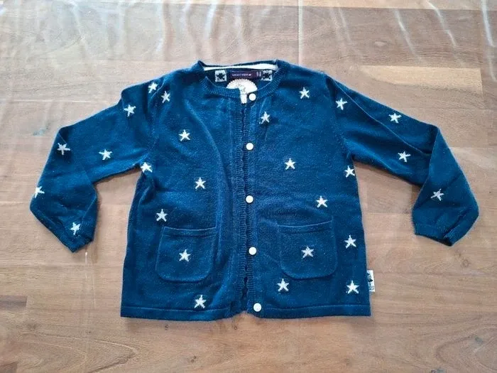 Gilet bleu marine étoiles Sergent Major 5 ans