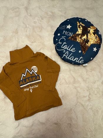 Teeshirt col roulé TAO taille 5 ans 