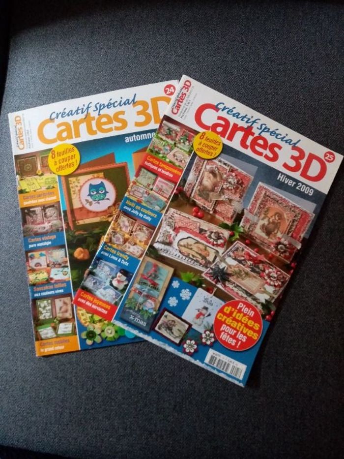 Lot 2 Magazines Cartes 3D au choix - Epn