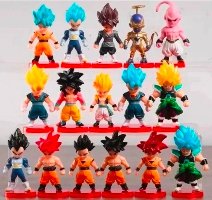 Lot de 16 Figurines Dragon Ball Z. Neuf