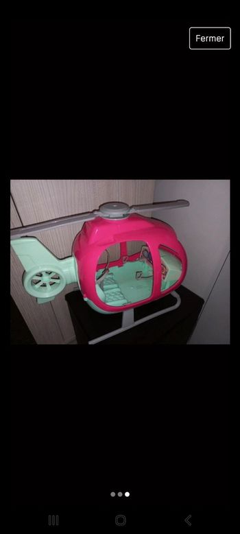 Helicoptere pour barbies - servi qu une fois