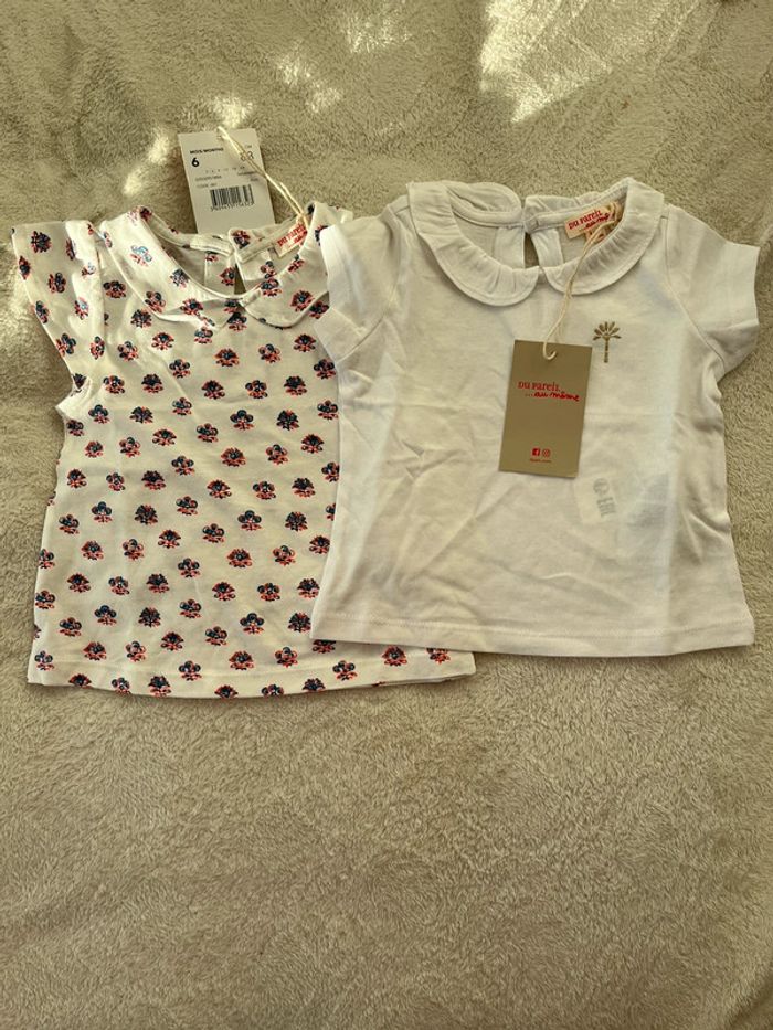 Lot deux t-shirts dpam neufs
