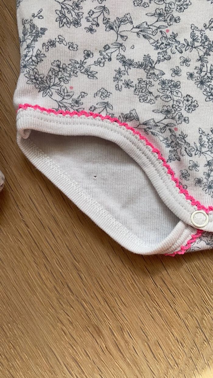 Lot de 2 bodies petit bateau 12 mois - photo numéro 4